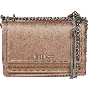 Replay Dames Fw3000 handtas, eenheidsmaat, 180 liter goud