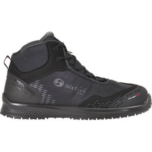 Sixton Peak - Auckland Hoog - Werkschoenen - Zwart - Microfiber Suède