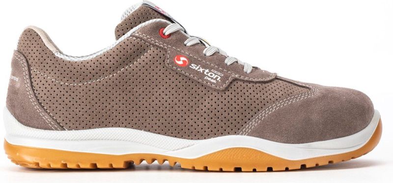 Sixton Peak - Dance 91195 S1P ESD - Bruin - Suède - Veiligheidsneus