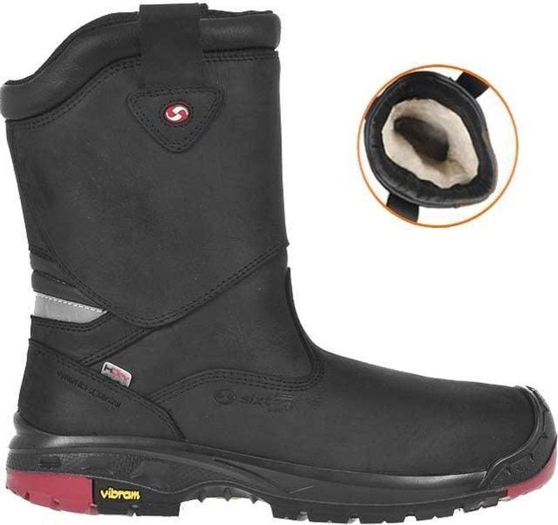 Sixton Peak - Canyon Scout - Werklaars - Zwart - Nubuck - Wol Voering