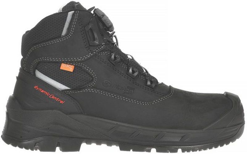 Sixton Peak - Brennero Boa S3S - Werkschoen - Zwart - Gevet Nubuck Leer