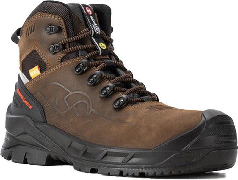 Sixton Peak - Marmolada S3S - Werkschoen - Bruin - Nubuckleder - Waterdicht
