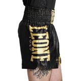 Leone 1947 - DNA - Korte Broek - Satijn - Gouden Logo's