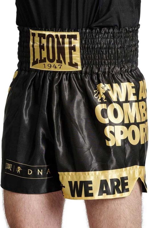 Leone 1947 - DNA - Korte Broek - Satijn - Gouden Logo's