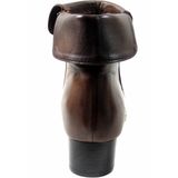 Enkellaarsjes - Zwart - Leer - Ritssluiting Aan De Binnenzijde