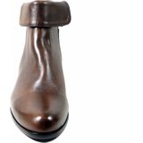 Enkellaarsjes - Zwart - Leer - Ritssluiting Aan De Binnenzijde