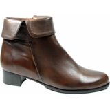 Enkellaarsjes - Zwart - Leer - Ritssluiting Aan De Binnenzijde