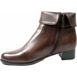 Enkellaarsjes - Zwart - Leer - Ritssluiting Aan De Binnenzijde