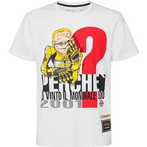 Valentino Rossi T-Shirt Unlimited Collection 2001 World Title (500 cc), Man, Lichtblauw, XS