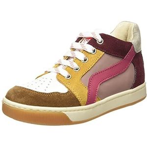 Falcotto Abeia sneakers van leer en lakpoeder, Bruin, 19 EU