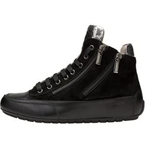 Candice Cooper Lucia Zip Derby Veterschoenen voor dames, Zwart, 35 EU