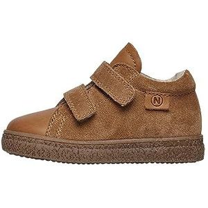Naturino Albus VL, gymschoenen voor kinderen en jongeren, Beige cognac, 22 EU