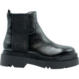 Liu Jo - Love 11 Bootie - Dames Laarzen - Zwart - Suède met Glanzende Afwerking