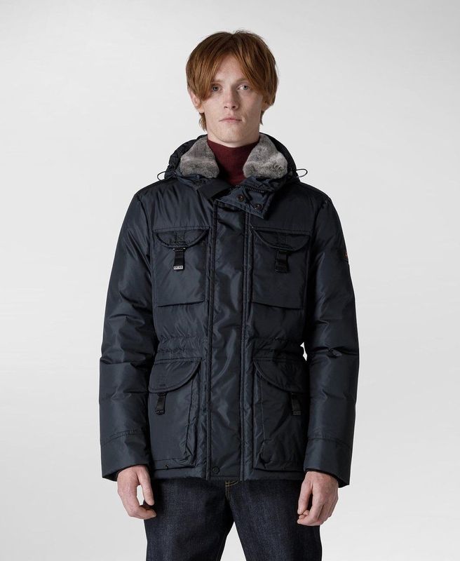 Peuterey Aiptek NBE 03 Fur Jacket - Nero 3XL