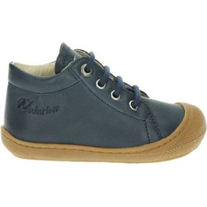 Laarsjes voor jongensbaby Cocoon NATURINO 1e stapjes marineblauw