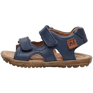 Naturino SKY lederen sandaal-cognac, blauw, 21 EU