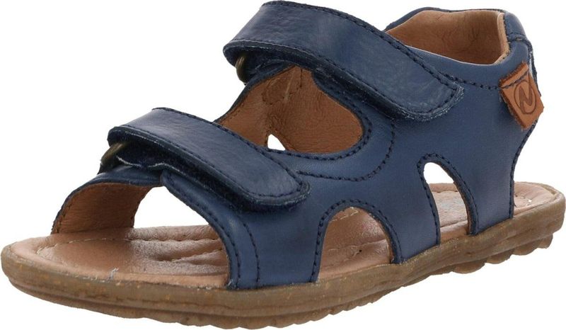 Naturino - SKY - Leren Sandaal - Cognac - Blauw - 29 EU