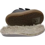 Naturino - Cocoon - Velcro Sneakers - Grijs - Lederen Bovenkant - Wollen Voering