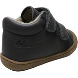 Naturino - Cocoon - Velcro Sneakers - Grijs - Lederen Bovenkant - Wollen Voering