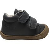 Naturino - Cocoon - Velcro Sneakers - Grijs - Lederen Bovenkant - Wollen Voering
