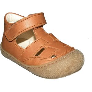 Laarzen - Leer - Bruin - Klittenbandsluiting - Rubber Zool