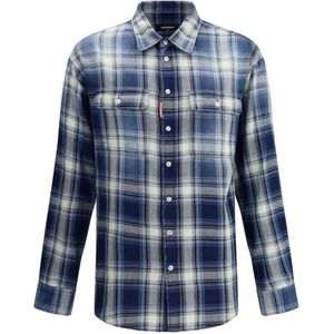 Dsquared2 - Katoenen Overhemd - Veelkleurig - Met Ruit