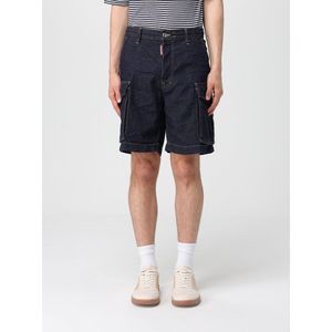 Dsquared 2 - Korte Broeken - Marineblauw - Denim - Hennepvezels