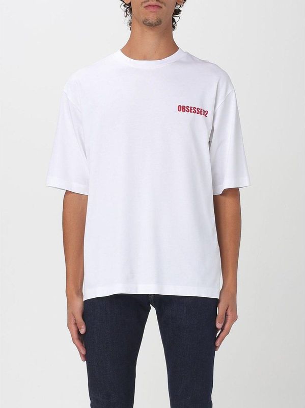 Dsquared2 - Cotton T-Shirt - Wit - Heren