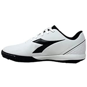 Diadora Pikichichi 5 TFR, heren sportschoenen, wit/zwart, 46 EU, Wit Zwart, 46 EU