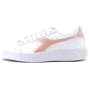 Diadora Step P Shimmer Sportschoenen voor dames, White Peach Melba, 38 EU