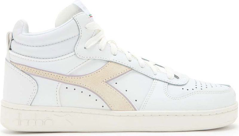 Diadora - Magic Basket Demi Leather - Sneaker - Wit/Lila - Leer