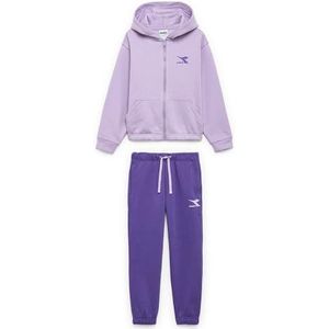 Diadora JG. Tracksuit HD FZ Gloss Filles et Filles, Passion Flower/Purple Rose, XS