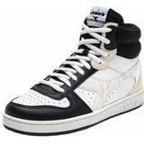 Diadora Women Magic Basket Mid Reptile Black White-Schoenmaat 37