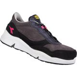 Diadora - Athena Low S3L FO SR ESD Werkschoen - Zwart - Suède en Leder