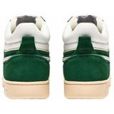 Diadora Men Magic Basket Demi Cut Suede Leather White Fogliage Green