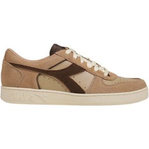 Diadora Magic Basket Low Suede leer, gymschoenen, uniseks, volwassenen, 39 EU, Beige, 39 EU