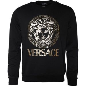 Versace - Medusa Trui - Zwart - 100% Katoen