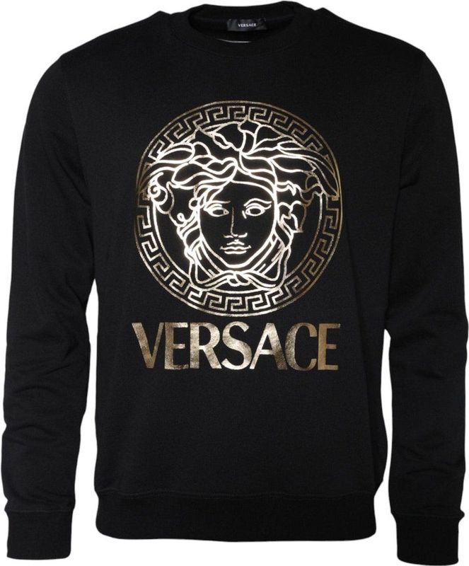 Versace - Medusa Trui - Zwart - 100% Katoen