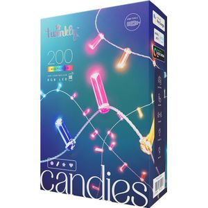 Twinkly TWKC200RGB-T Lichtketting Binnen Energielabel: G (A - G) Werkt Op USB Aantal Lampen 200 LED RGB USB-aansluiting