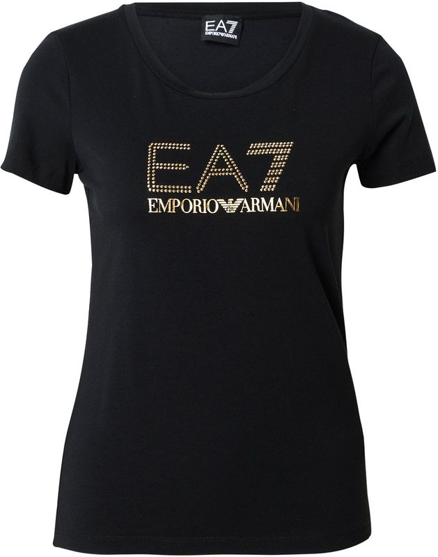 EA7voor vrouwen. 8NTT67_TJDQZ T-shirt met groen Evolution Maxilogotype (3XL), Casual, Katoen, Korte mouwen