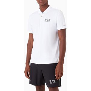 EA7 Emporio Armani - Poloshirt - Zwart/Wit