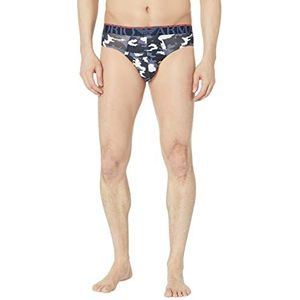 Emporio Armani Heren All Over Camou Briefs, Marine Camou, M