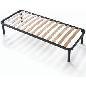 Lattenbodem - Houtlook - 160 x 200 - Metalen - Bedbodem kopen