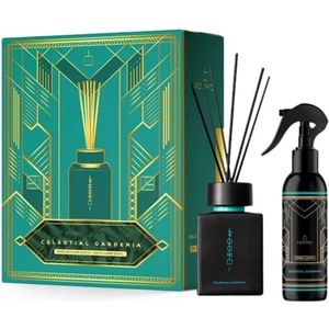 ROOMOI cadeauset Celestial Gardenia 500ml geurstokjes +200ml geurspray (lpdo)