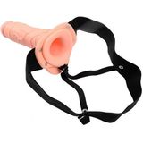 Strap-on met Holle Realistische Dildo - Huidskleur