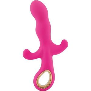 Mobiele telefoon handvat vibrator Three Touch Grip pink, 1 stuk