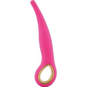 Mobiele telefoon hendel vibrator anaal en Perineales slim grip roze - 1 stuk