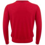 Gran Sasso - Gebreide Trui - Rood - Wol