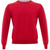Gran Sasso - Gebreide Trui - Rood - Wol