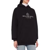 Balenciaga - Hoodie - Zwart - Katoen